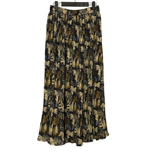 Advantage by Mary Jayne Maxi Skirt OS Blue & Tan NWOT